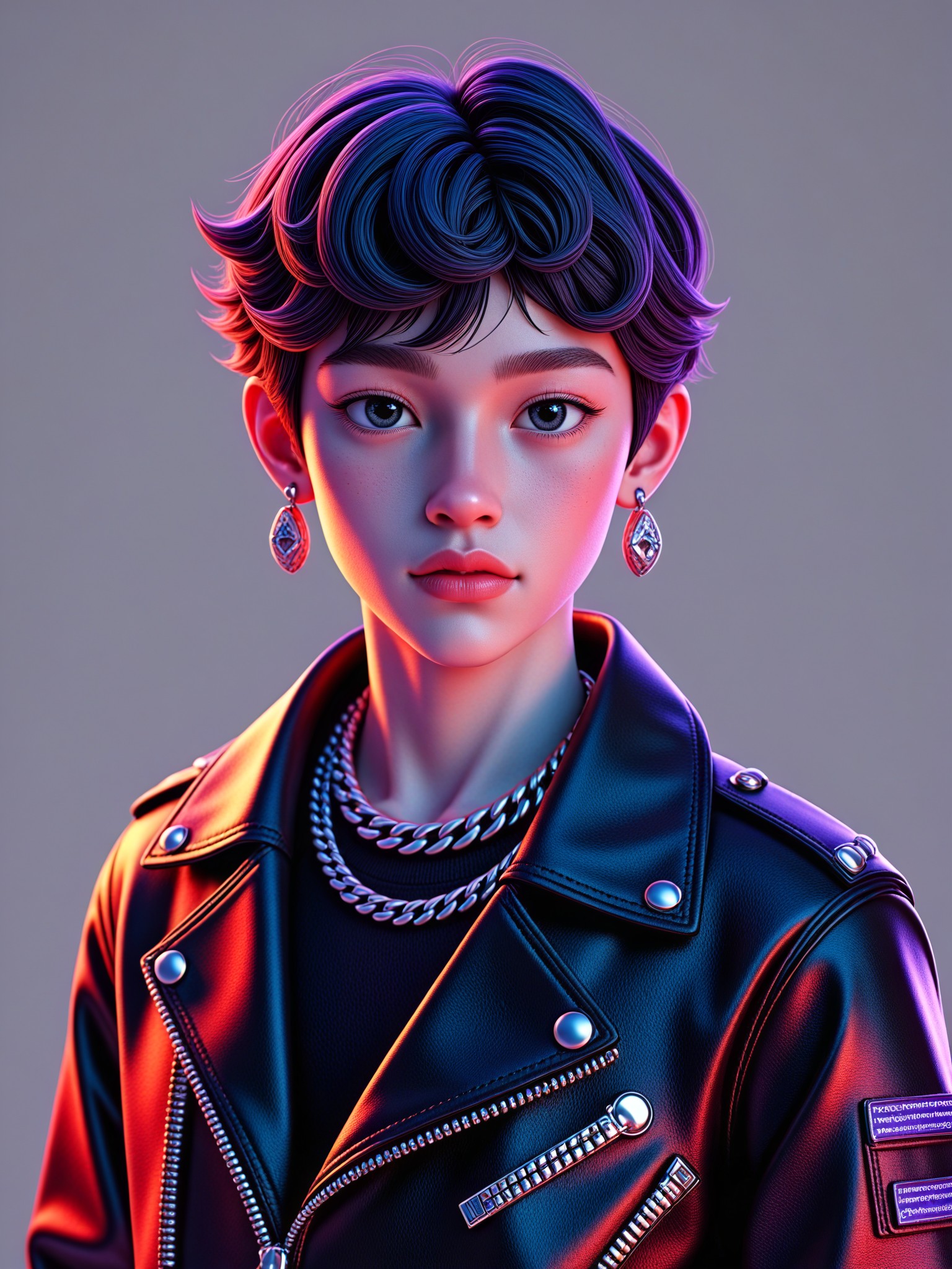 Cool 3D Portrait image