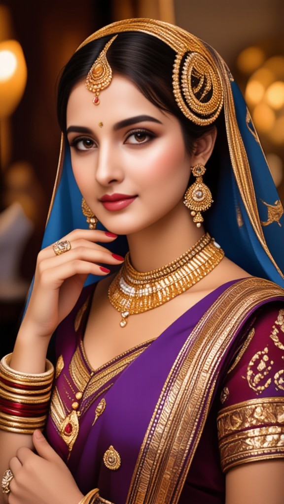 The queen arrives. image