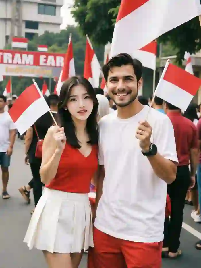 AI Happy Independence Day art generator