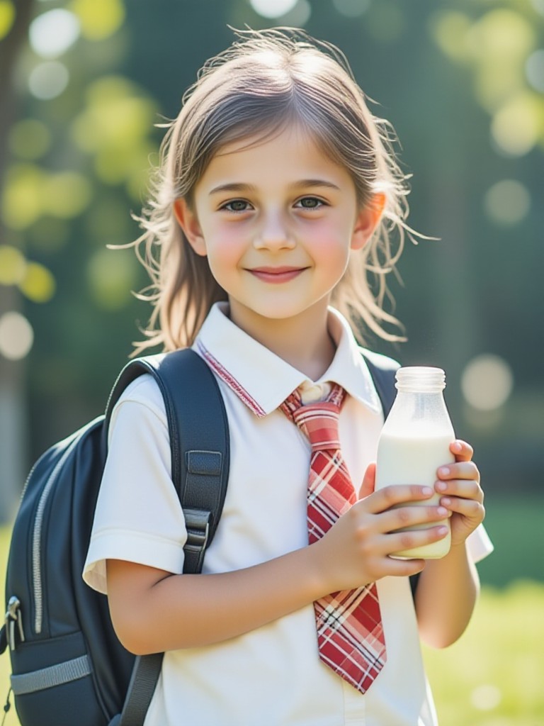 Children go to school image