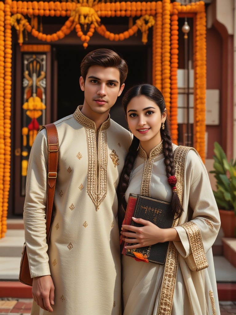 Going to college with my love image