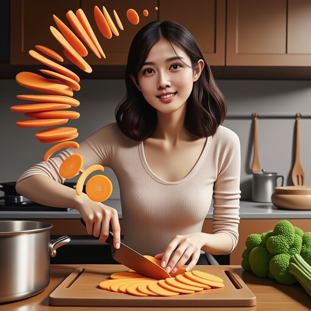 [Video]The joy of cutting carrots image