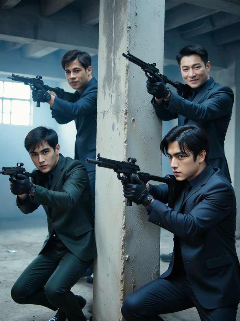 AI Animated version of 'Dark Warehouse Assault: Special Agent Elite Operation' Operation Shadow Cell image