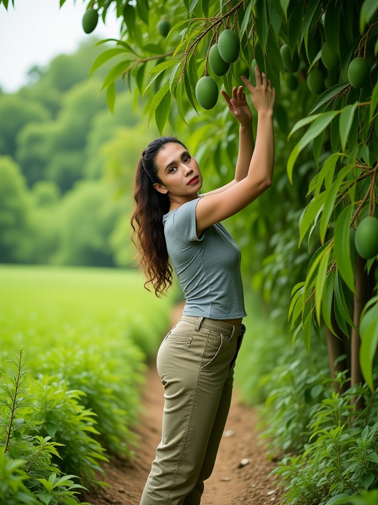 Picking Manga Fruit image