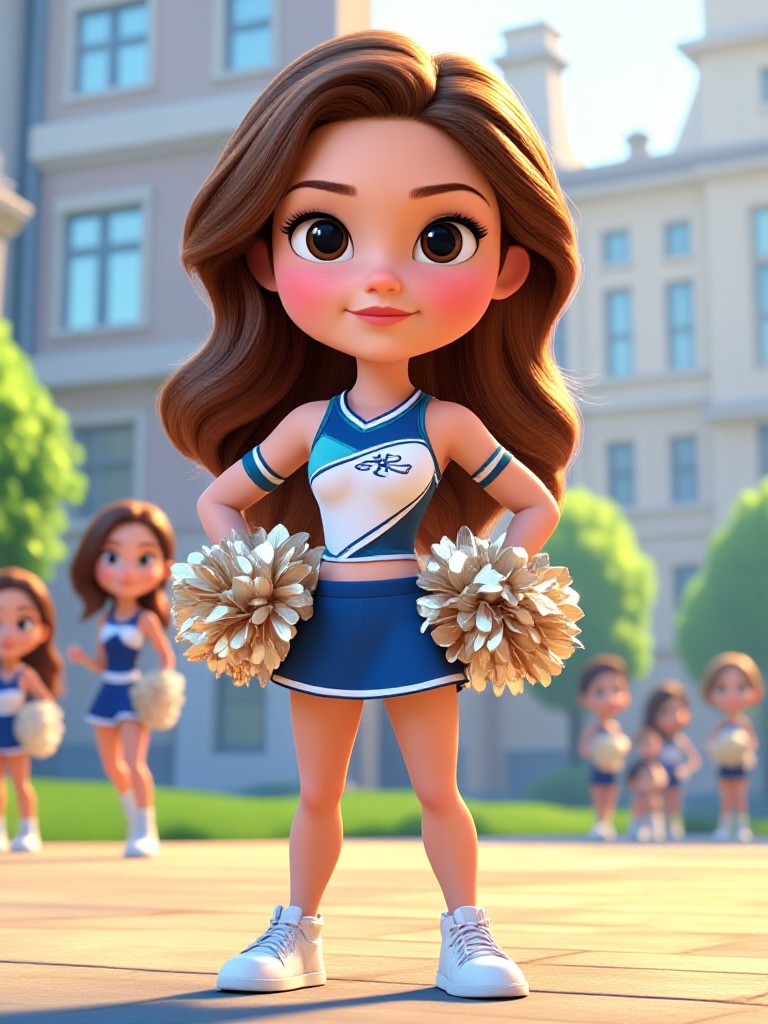 Cheerleading team image