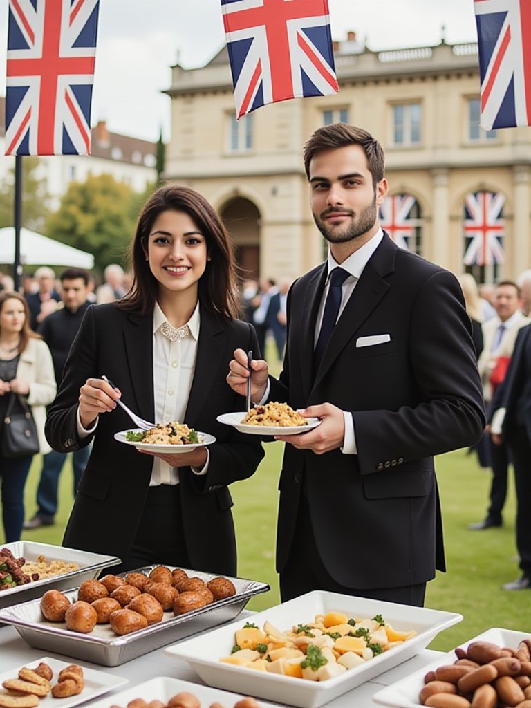 At the campus buffet image