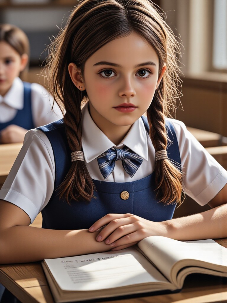 The child answering the question image