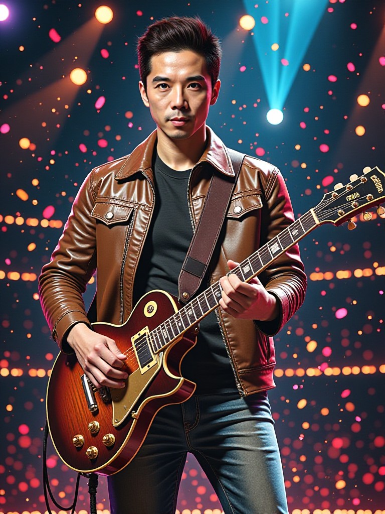 The guitarist on stage image