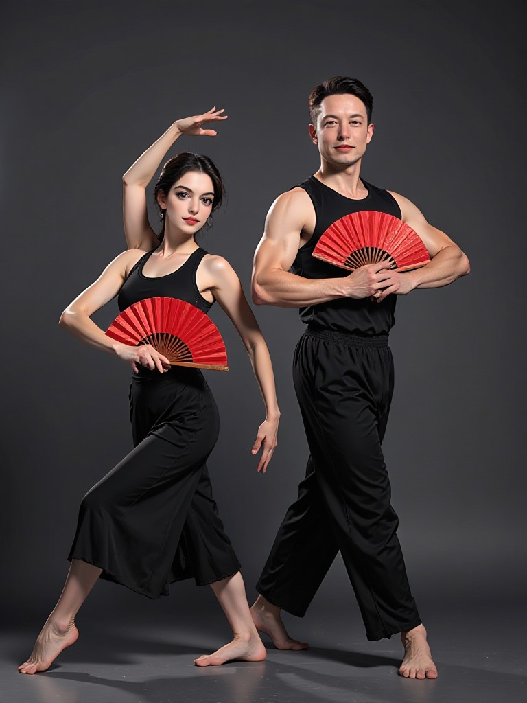 Red fan dance creates a brand new rhythm/ Red fans dance to a new rhythm(Video) image