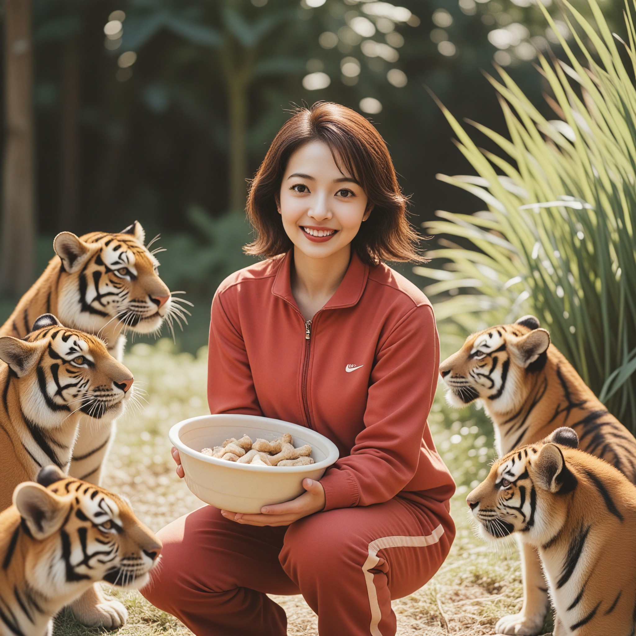 Feeding Tigers image