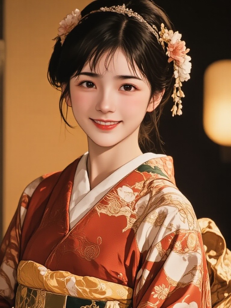 The Japanese kimono image