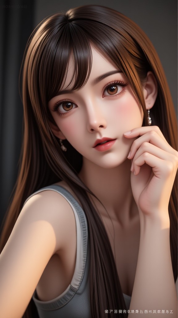 AI Animated version of 'Wow~Are you watching me?' image