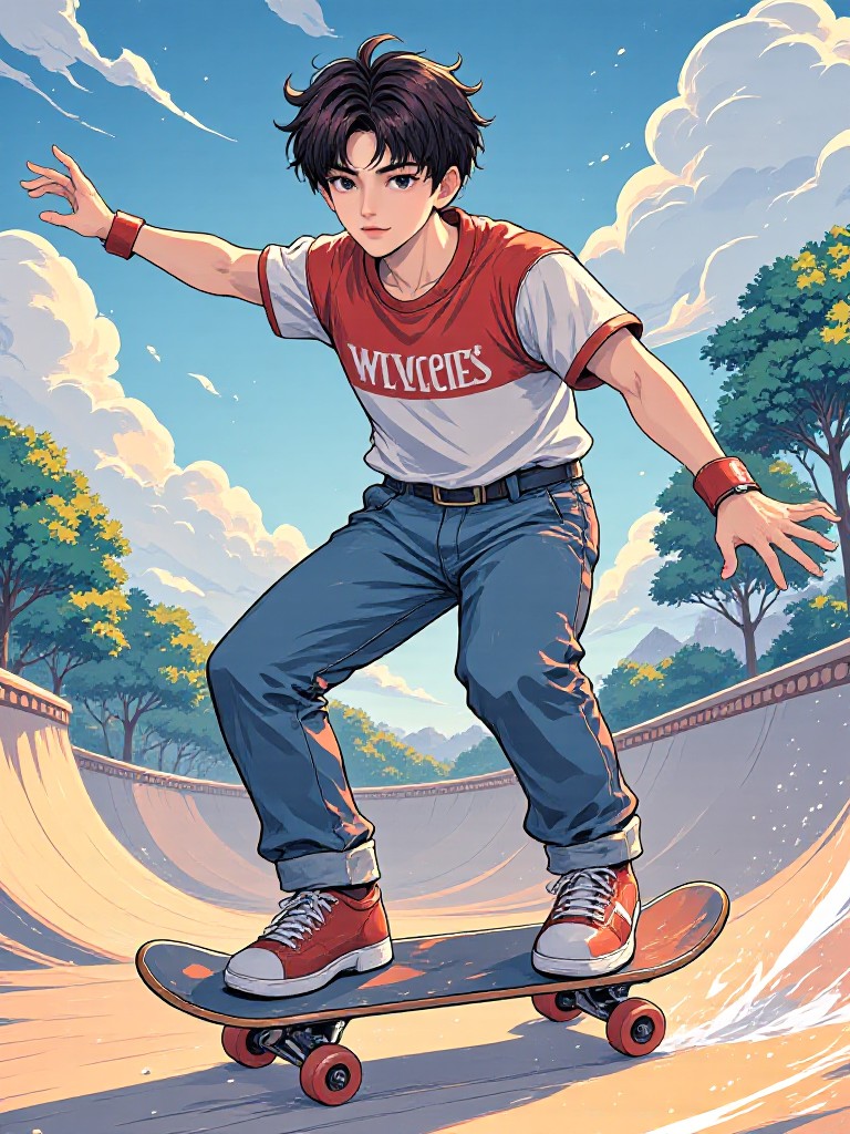 Skateboarding joy(remix) image