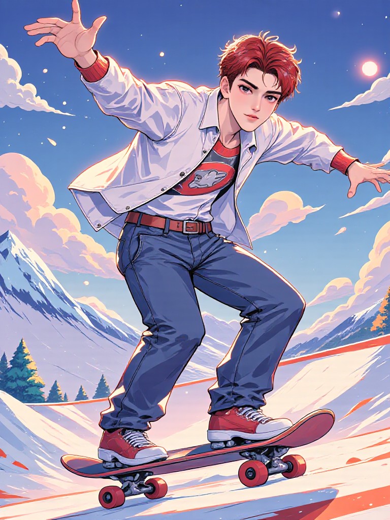 Skateboarding joy(remix) image