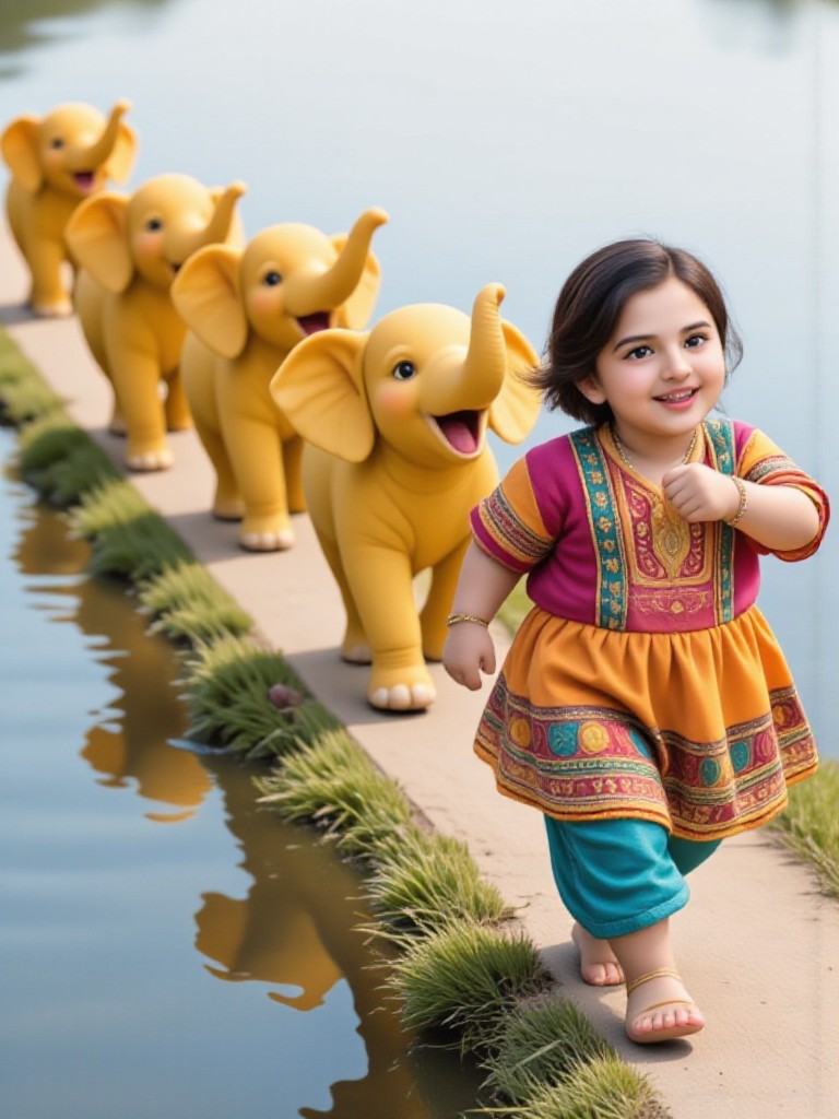 “Adult turns into child” image