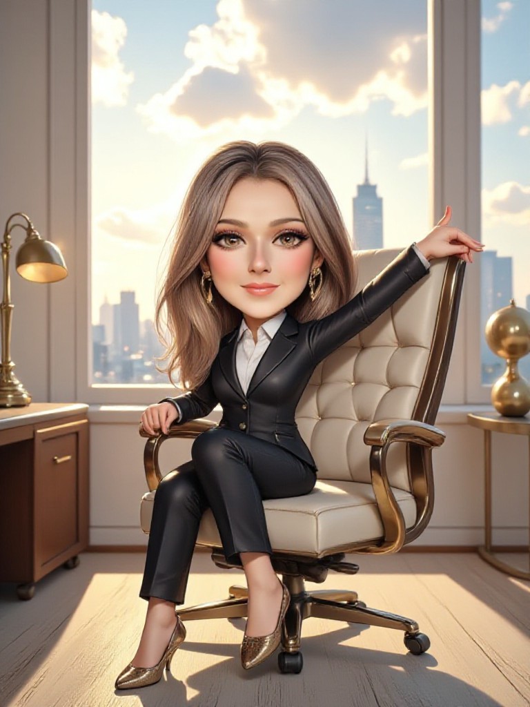 Cute 3D office  image