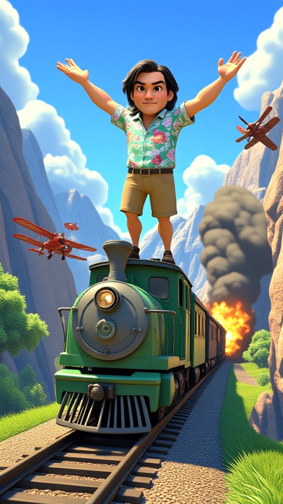 [Video]  A Horror Story on the Top of a Train: Plane Explosion Adventure image