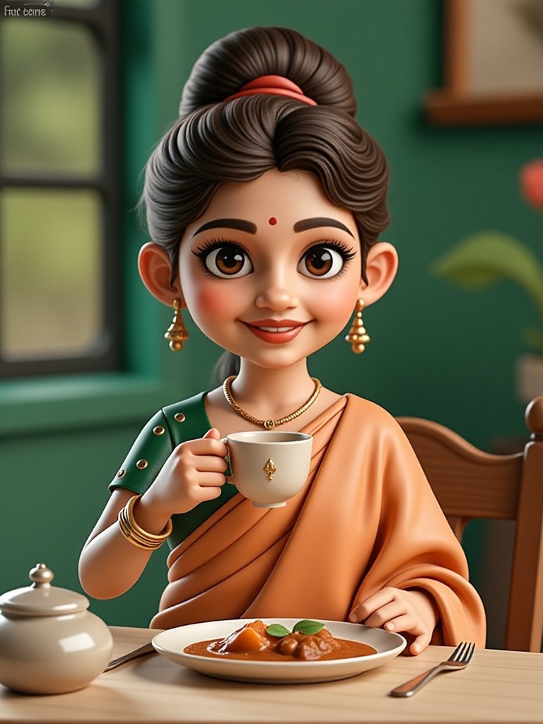Drinking Masala Chai image