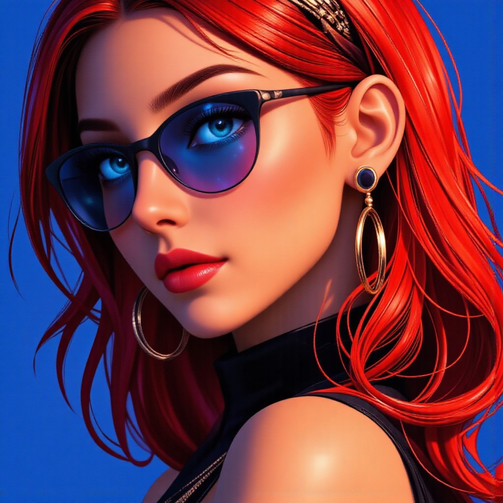 Anime-style portrait image