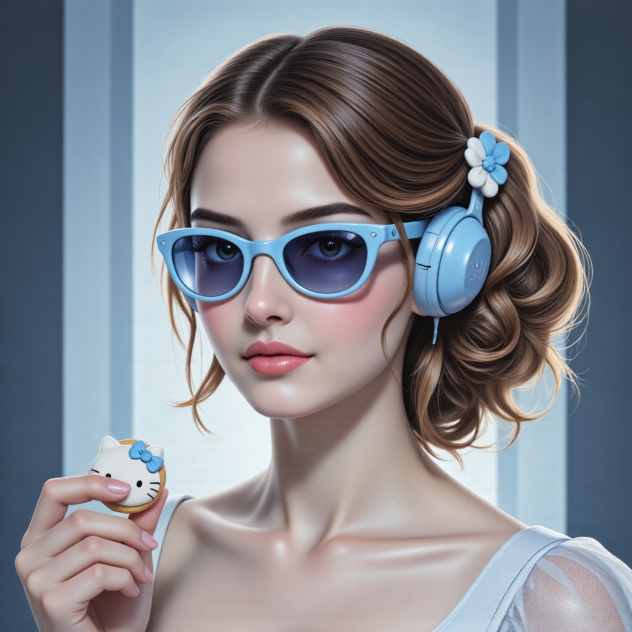 Cute girl avatar image