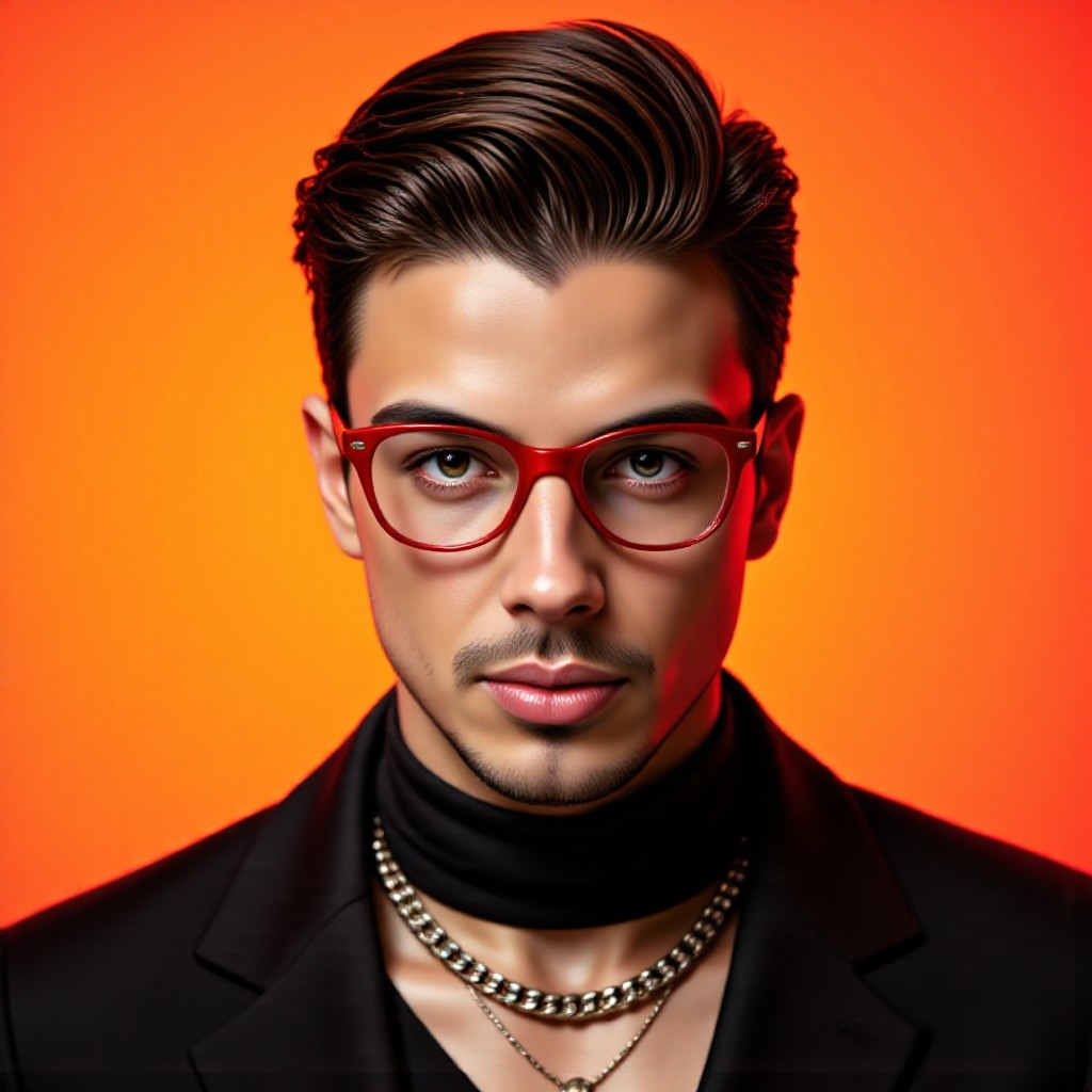 Magazine-style portrait image