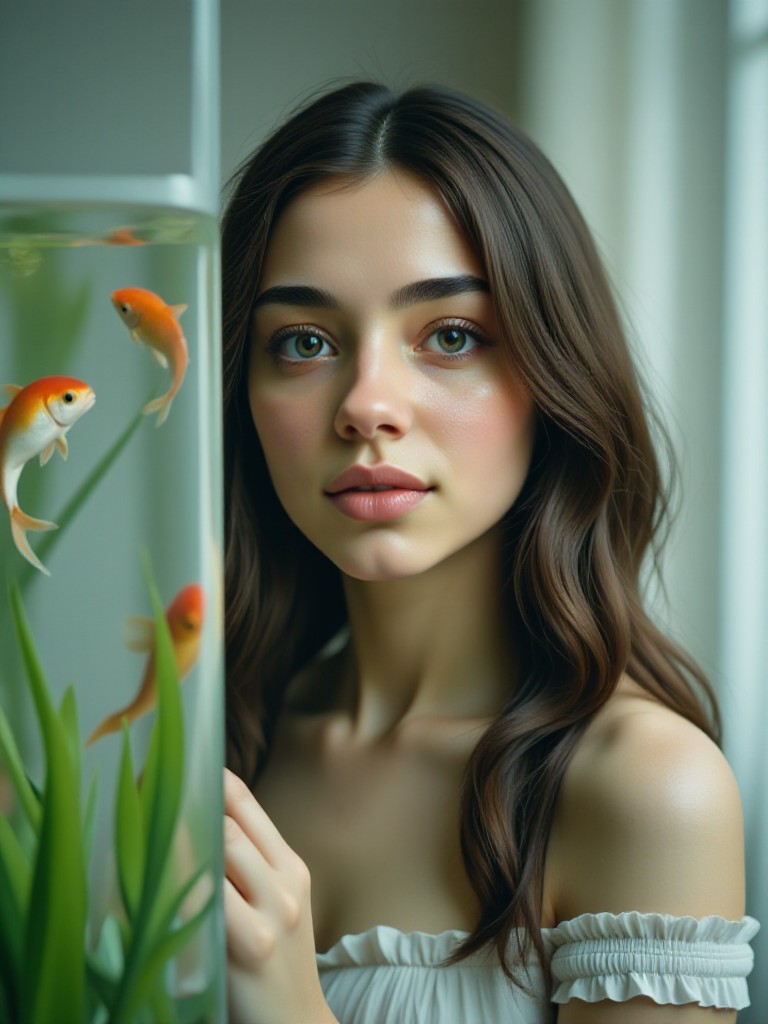 [Video]  The gaze in the fish tank image