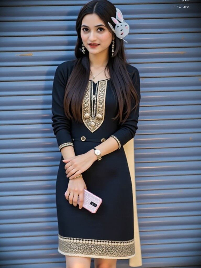 Sweet girl selfie(remix) image