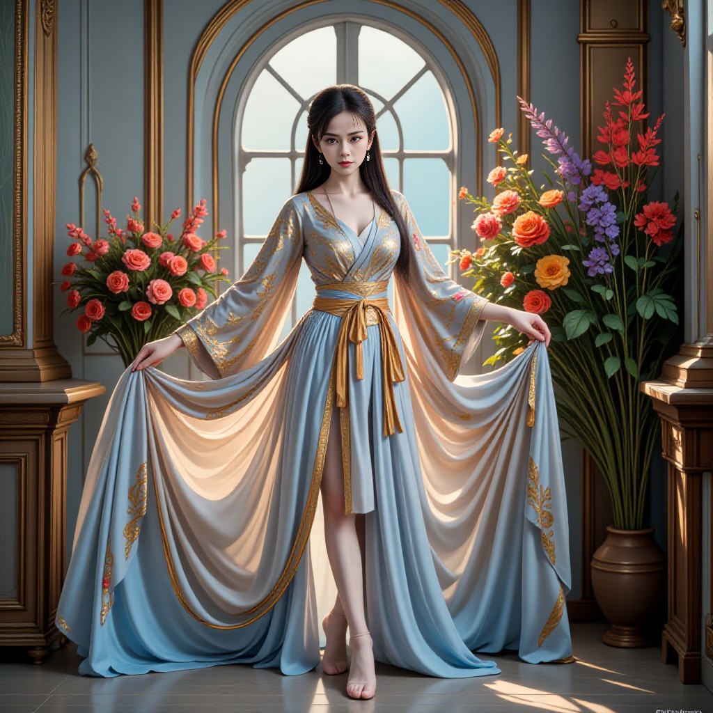 Dancing gracefully with shadows image