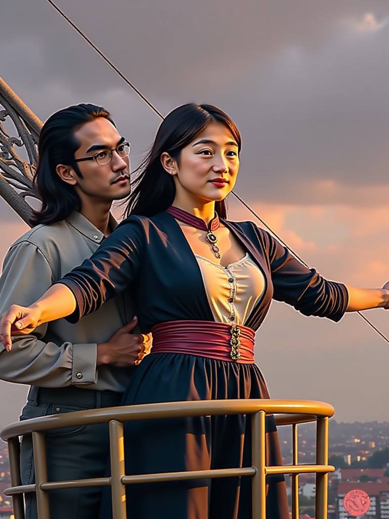 Titanic name scene image