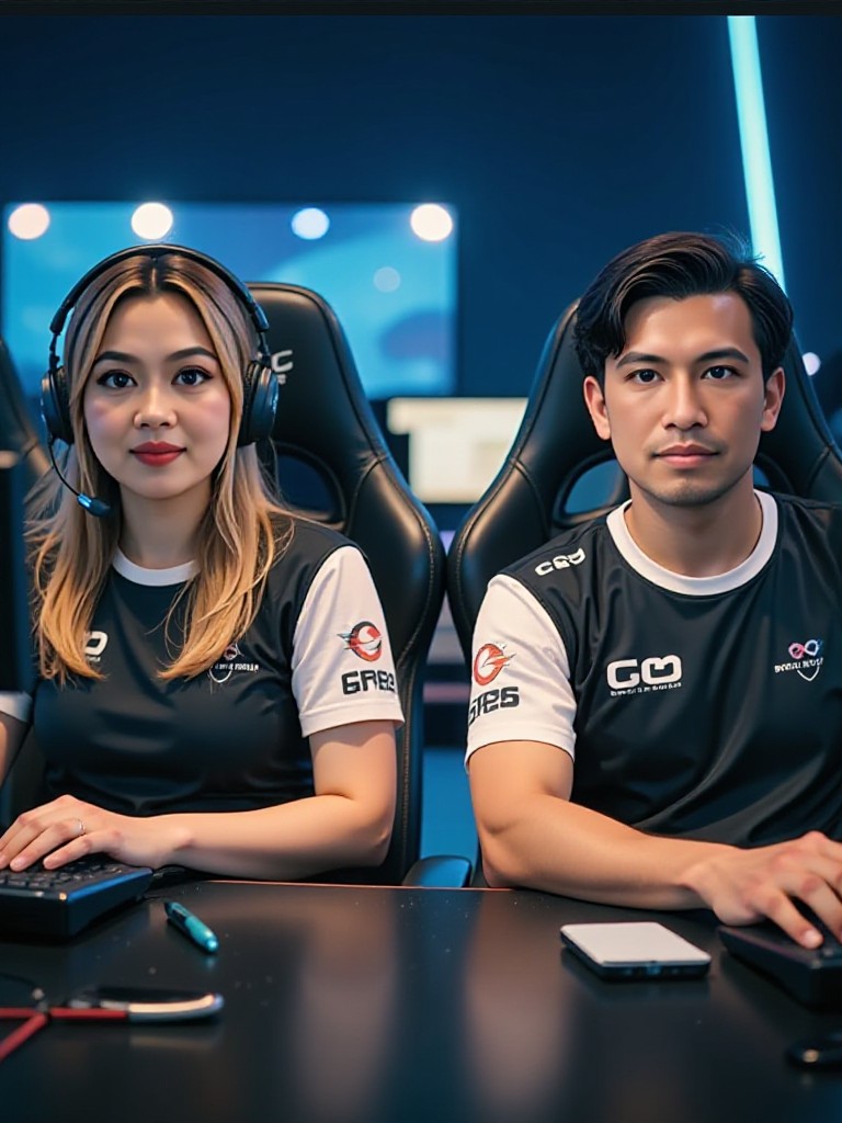 E-SPORT Couple gamers (remix) image