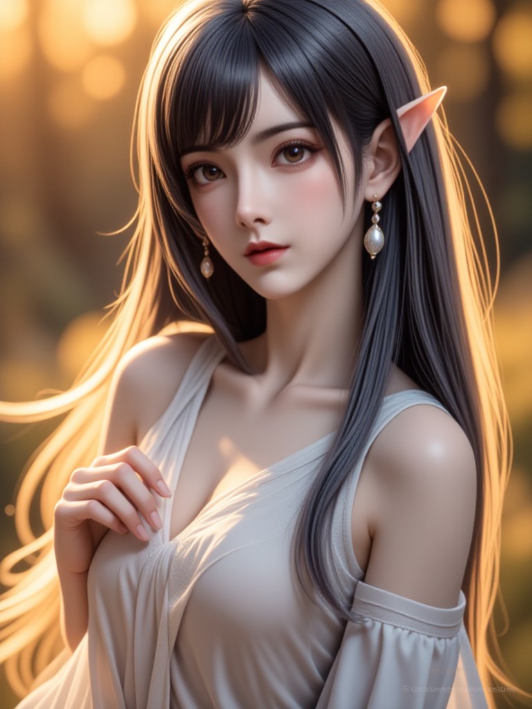 AI Animated version of "Mist Language Golden Light. Windward Eye" | Master - Mist Whisper Art image