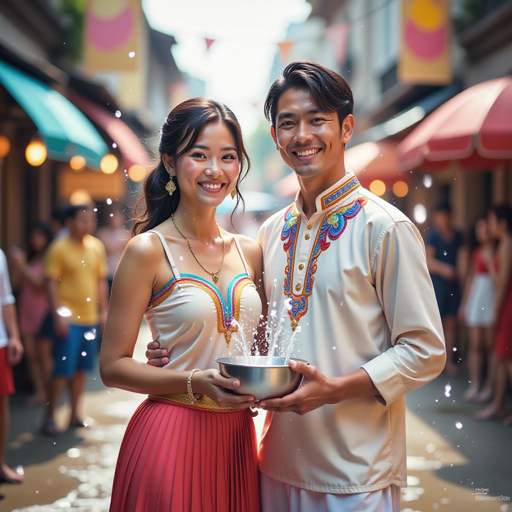 Thai Water Splashing Festival (remix) image
