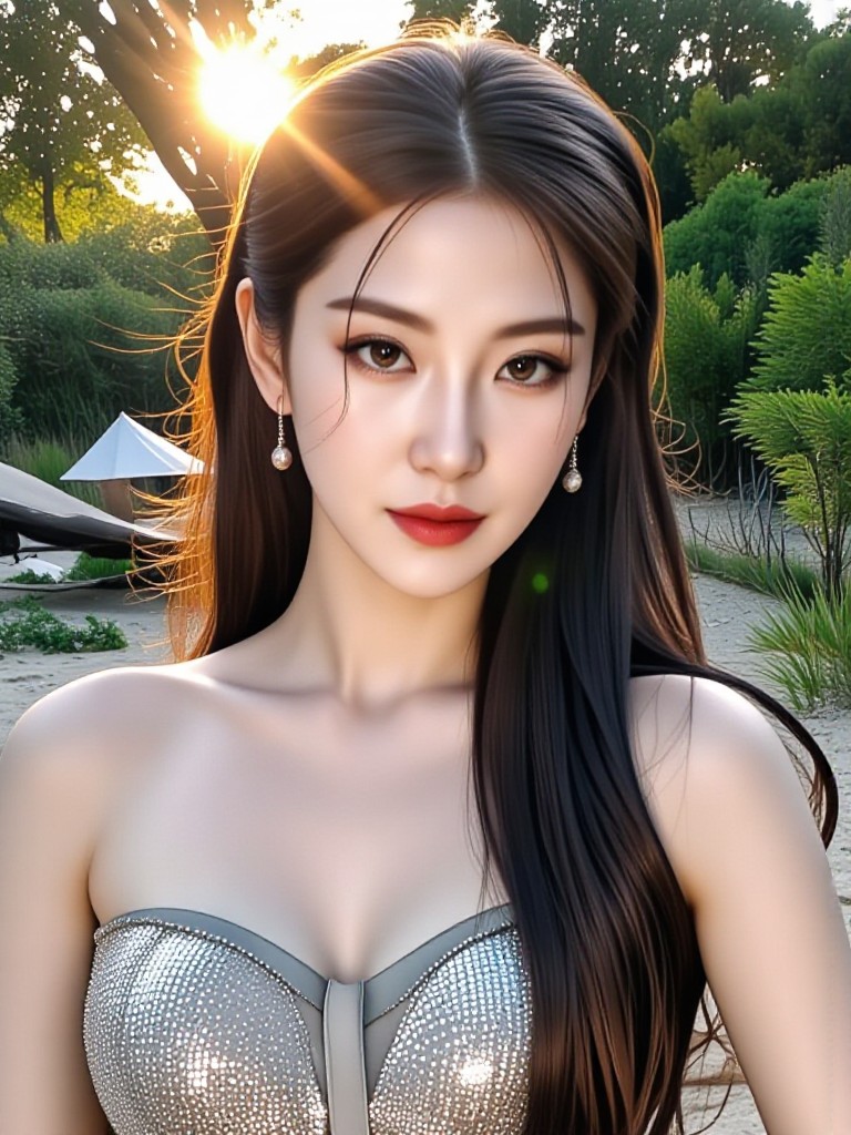 Sunset at Nanyang Beach image