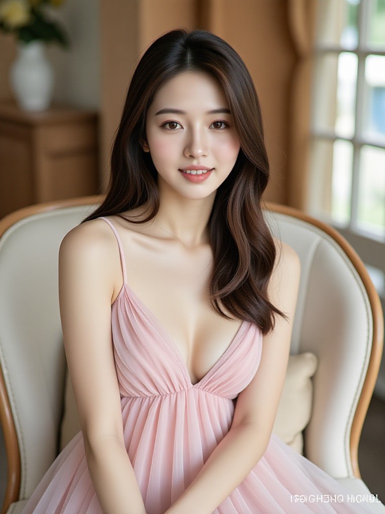 The temptation of pink chiffon image