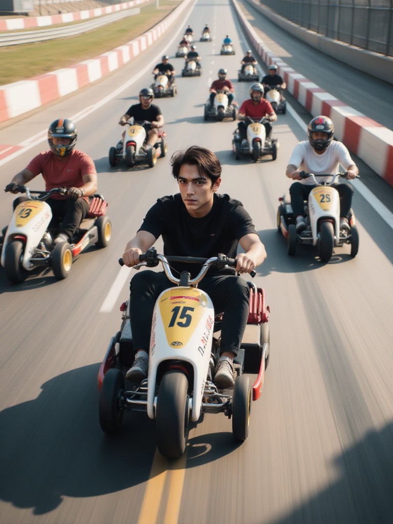 AI Animated versions of 'Final Curve - Victory Sprint' and 'Final Curve - Victory Sprint' image