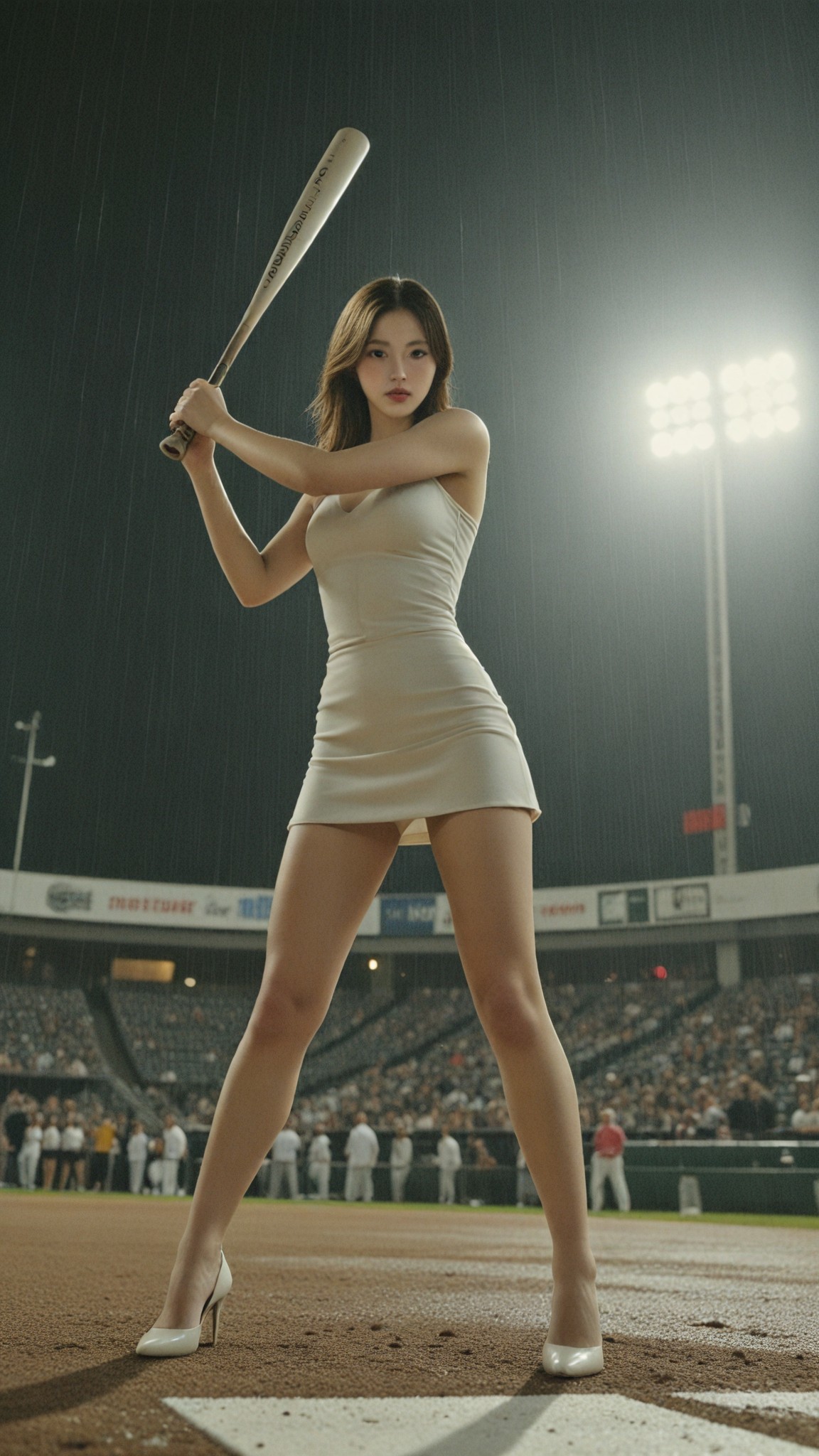 Kickoff on a rainy night image