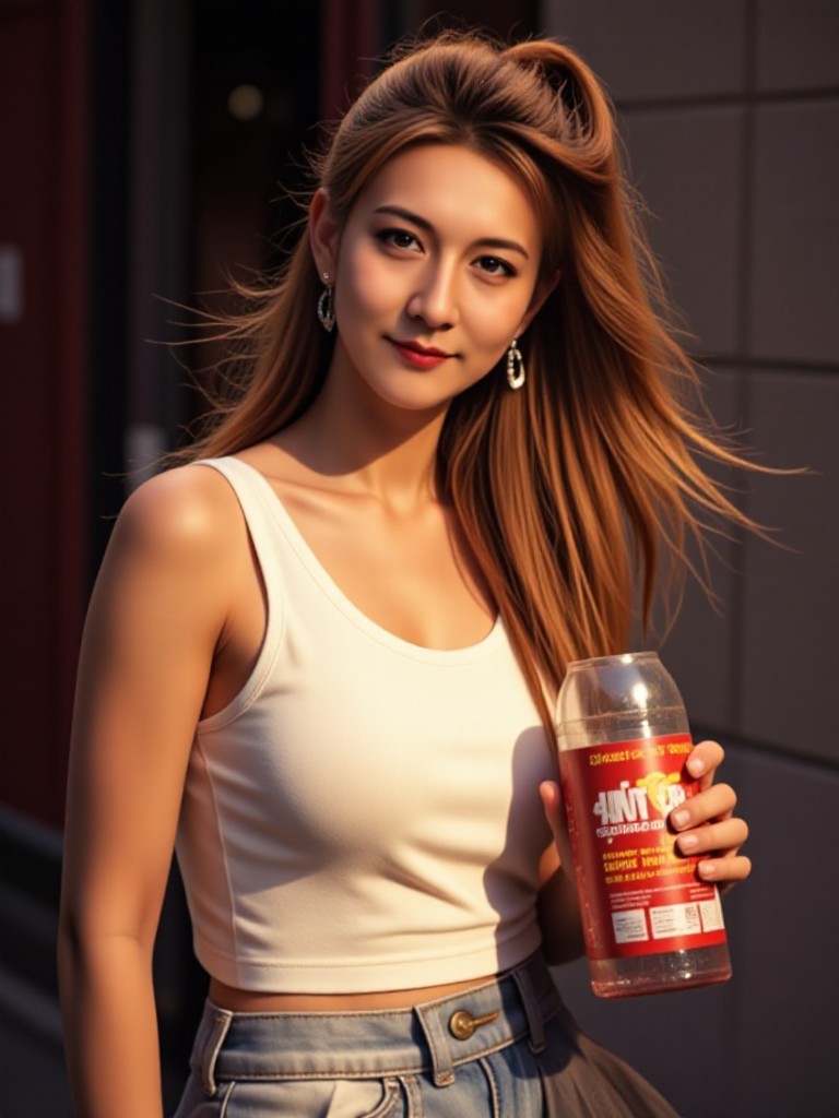 Girl with bun(remix) image