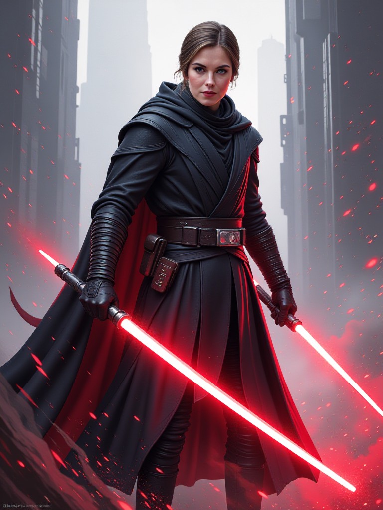 Sith Lord Illustration（AI Star Wars art generator） image