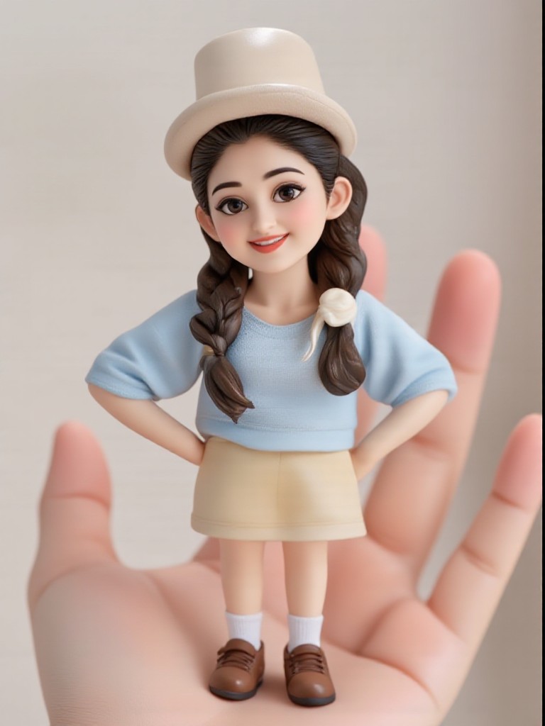 The cute little figure in my palm image