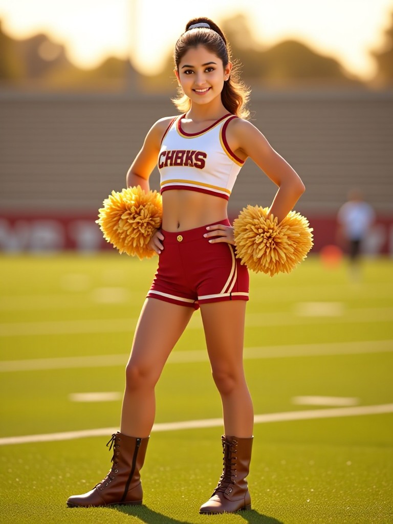 American high school cheerleader-2 image