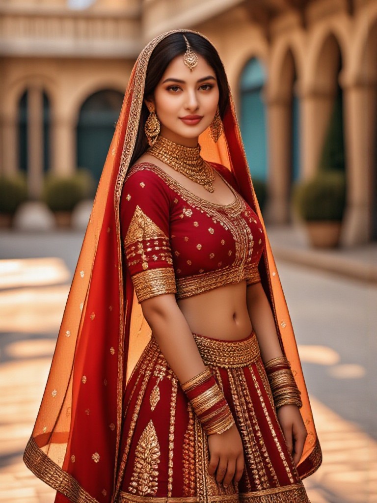 red saree-2 image