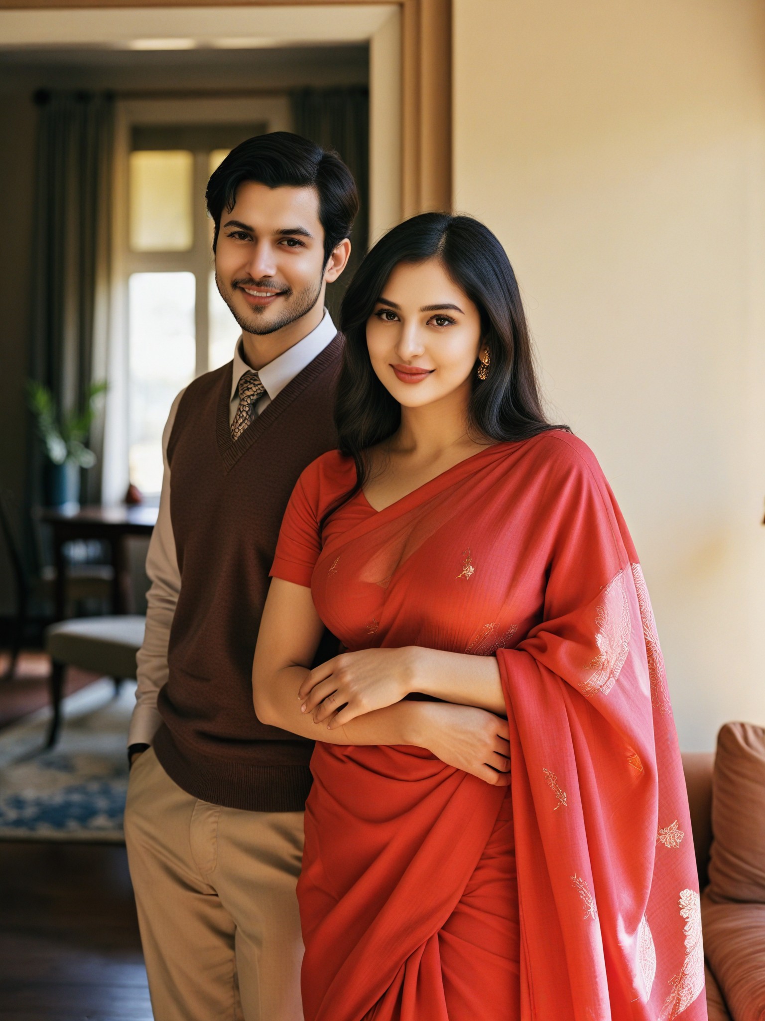 Retro couple photo - p1 image