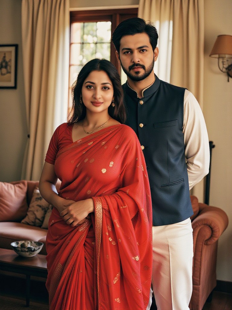 Retro couple photo - v1 image