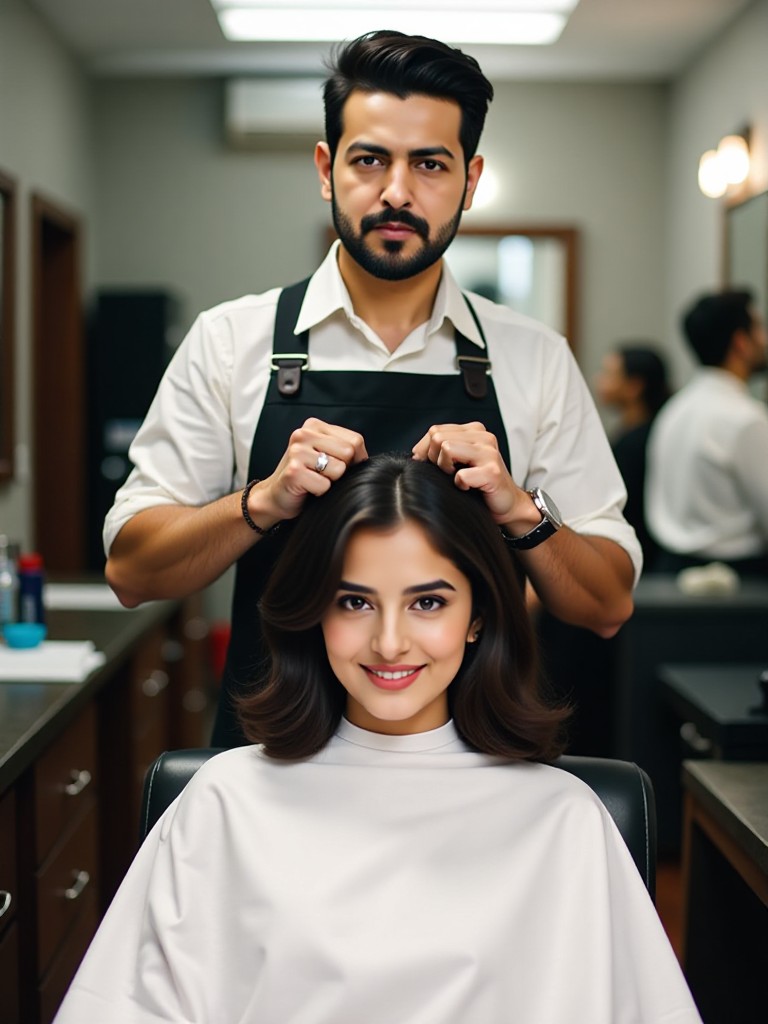 Amazing barber image