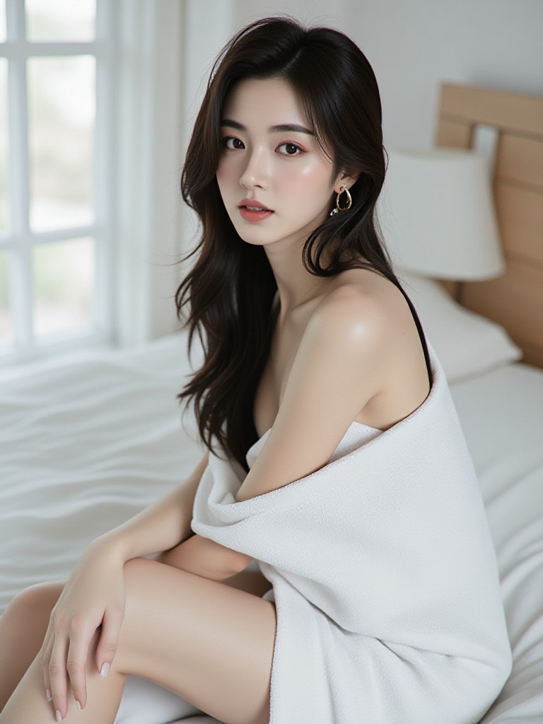 Bathrobe wrapped image