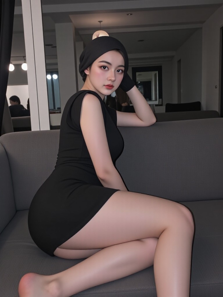 Girl with bun(remix) image