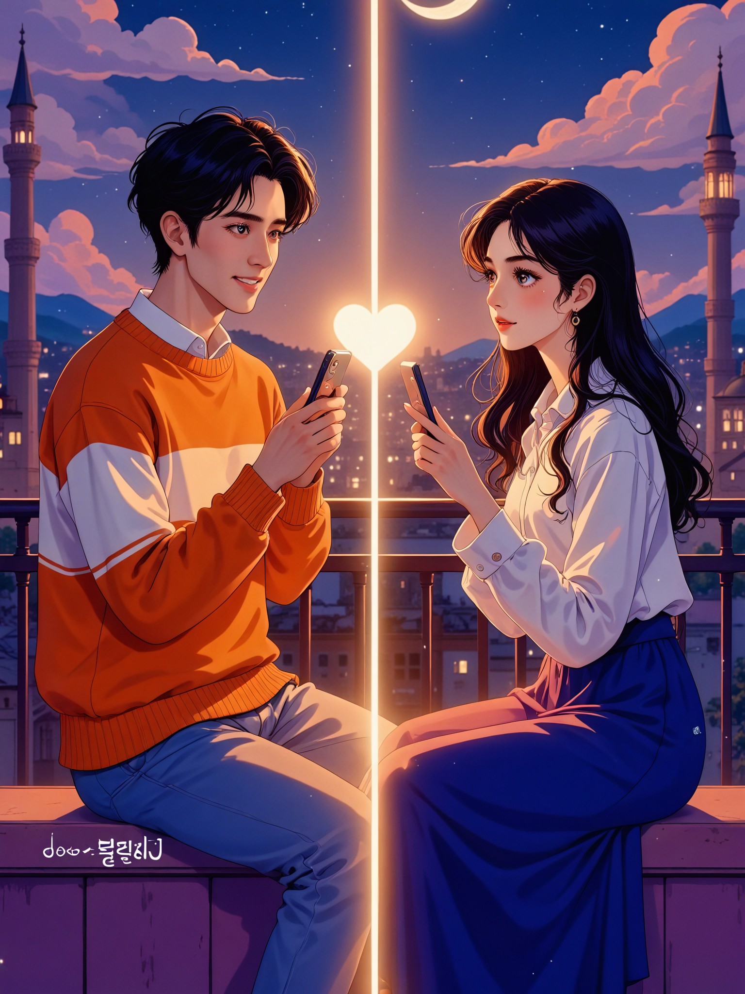 Valentine's Day Series 4-Hotline You and My Qixi/ Hotline You and My Chinese Valentine's Day image