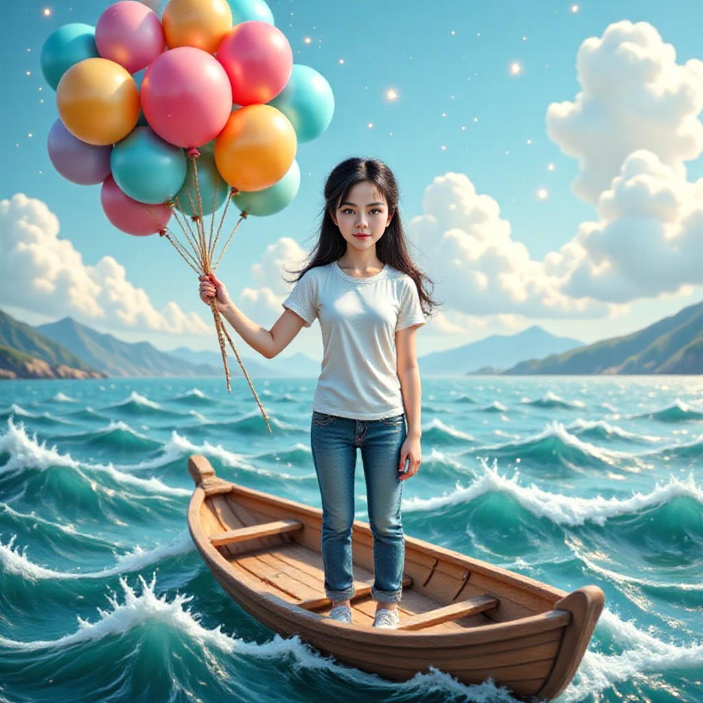 Colorful Balloon Ocean image