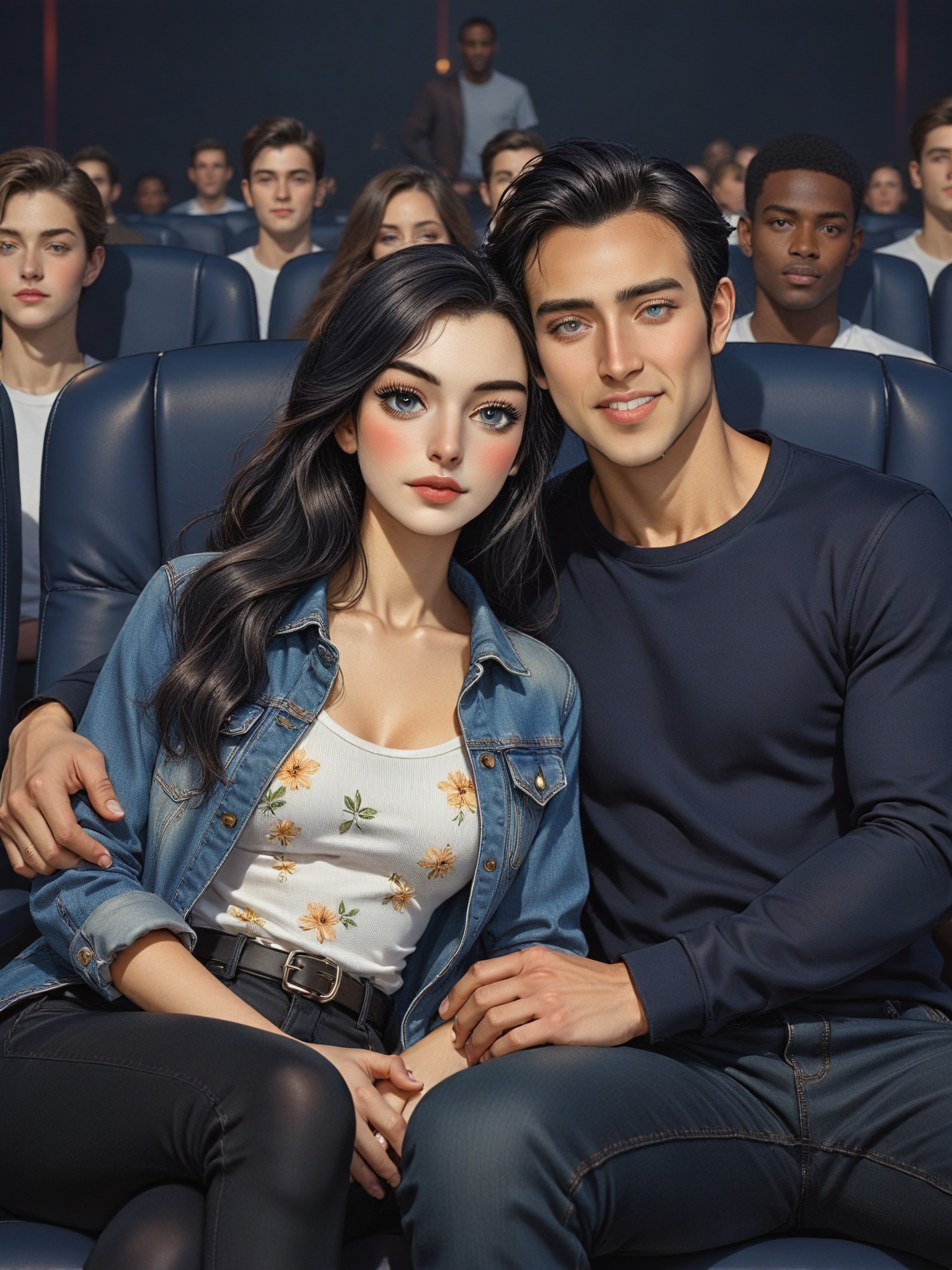 Valentine's Day Series 9- Date Qixi at the cinema/ Date movie theater image