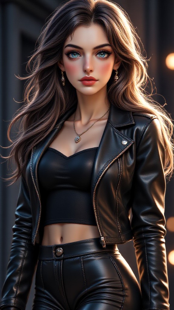 Cool Black Leather Muse image